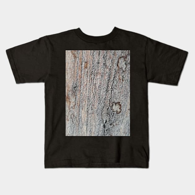 Rough wood texture Kids T-Shirt by THP